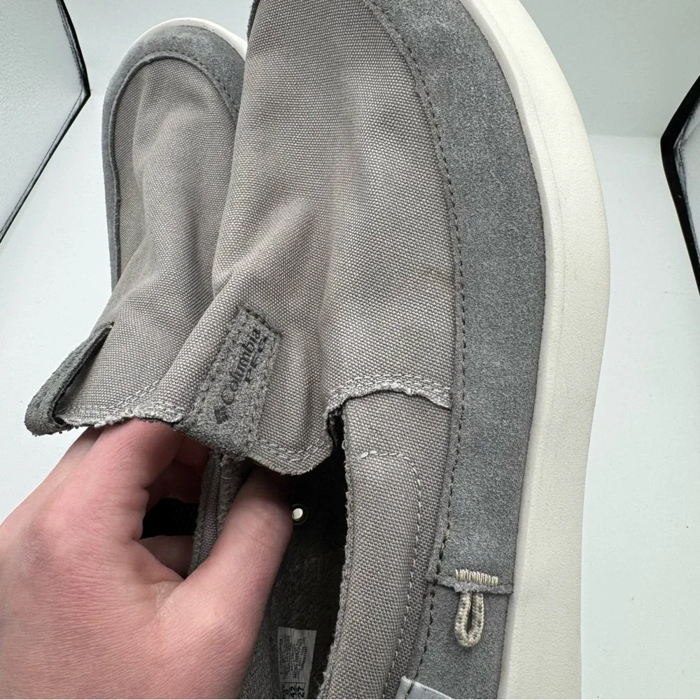 Columbia PFG Boatside‎ omni grip LT. Mens Size 9 W Wide gray slip on casual